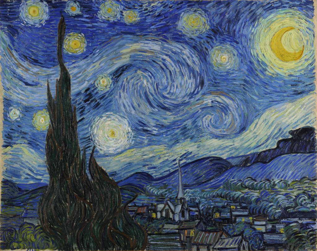 The Starry Night (1889) by Vincent van Gogh