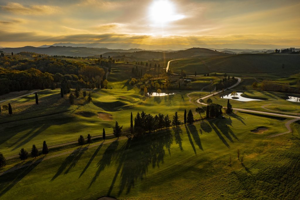 Sunset on Golf Club Castelfalfi