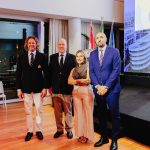 Massimiliano Mordenti, S.A.S. le Prince Albert II de Monaco, S.E. Madame l’Ambassadrice Manuela Ruosi and Diego Nargiso.